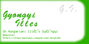 gyongyi illes business card